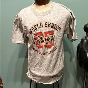 Astros vs Chicago Gray World Series Graphic T-Shirt